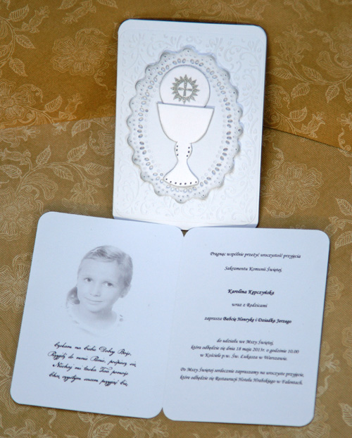 zaproszenie ze zdjeciem