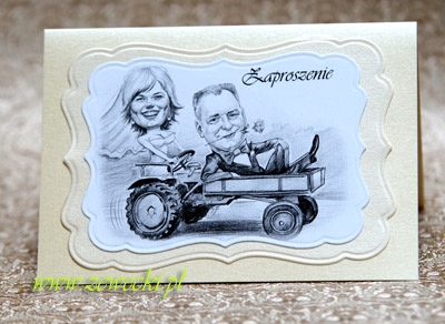 Zaproszenia na ślub farmera ślub na traktorze Bydgoszcz Toruń
